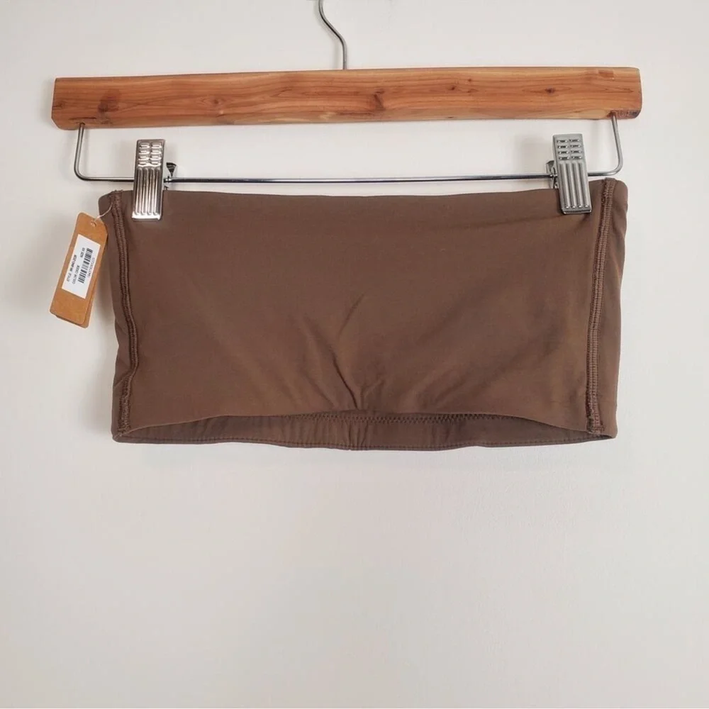 NWT Skims C3 Fits Everybody Bandeau Bra Oxide Womens size L